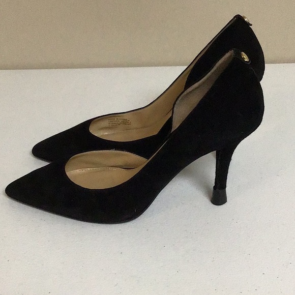 Women’s Michael Kors Black Leather Heels size 8.5 - Picture 6 of 7